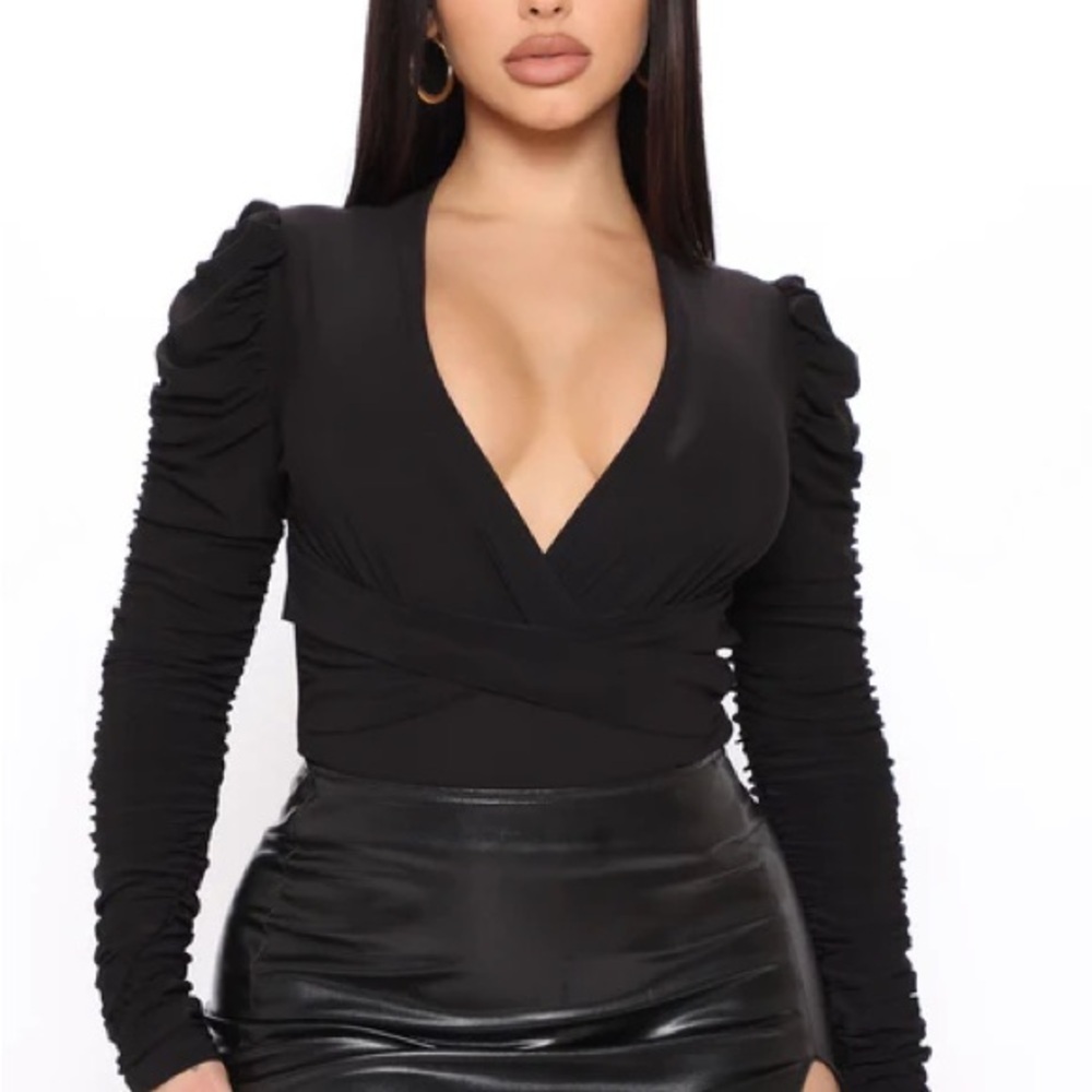 Nights In The City Bodysuit - Black size Small